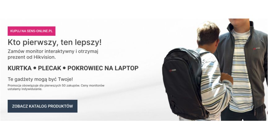 Zapraszamy do zakupu monitorów interaktywnych Hikvision w Sensonics!
