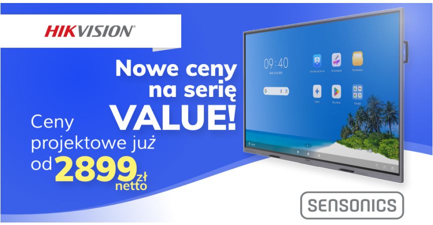 Seria Value Hikvision w nowych, atrakcyjnych cenach!