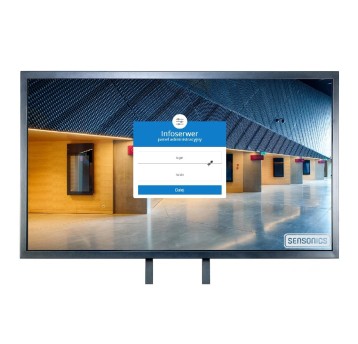 Szkolna Tablica Informacyjna 65`` Sensonics Sti-65web